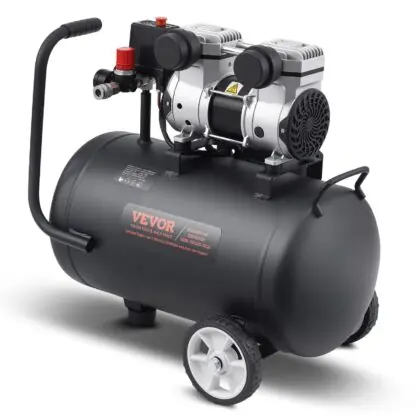 VEVOR uljni kompresor bez ulja 30 L, 650 W, 8,3 bar