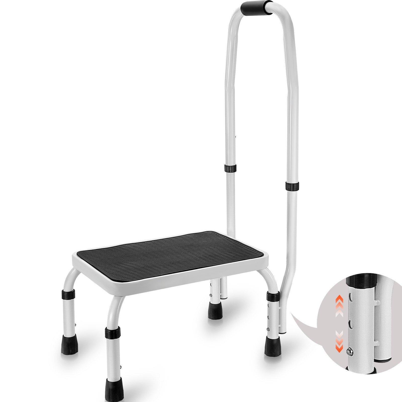 VEVOR stepenica s rukohvatom WK2071B, nosivost 150 kg