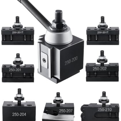 VEVOR 250-200 set brzog izmjenjivača alata za tokarski stroj, 8 dij.