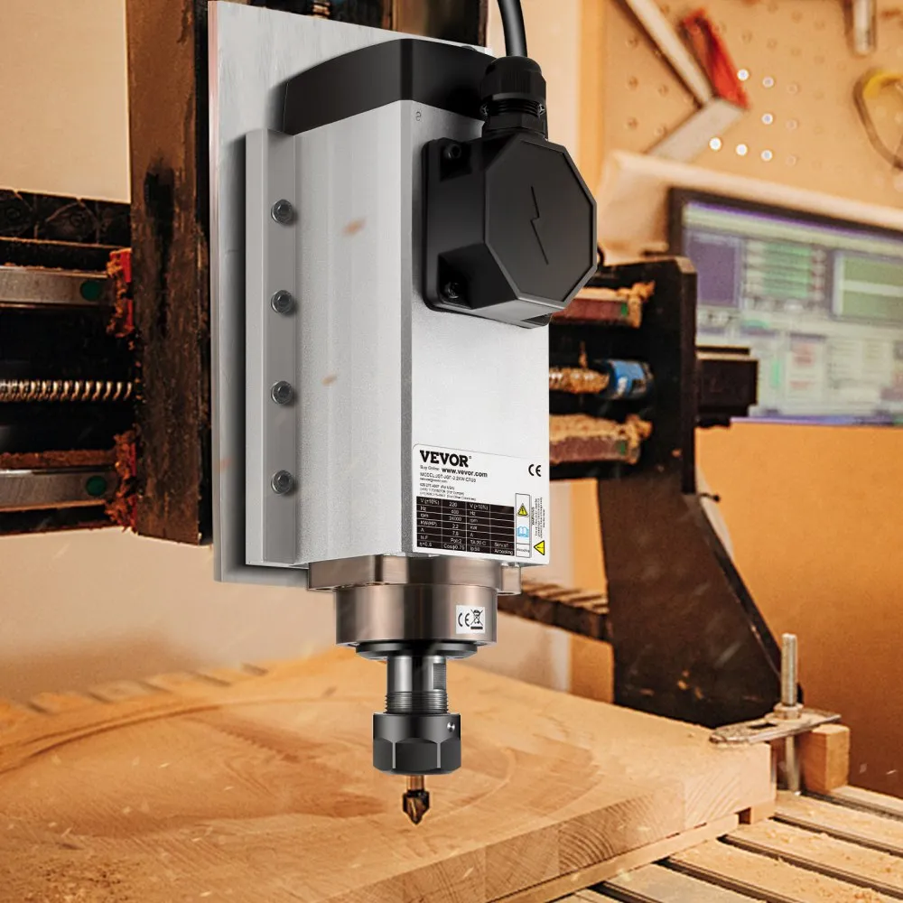 VEVOR CNC vretenasti motor 2,2 kW 220 V ER20, zračno hlađenje