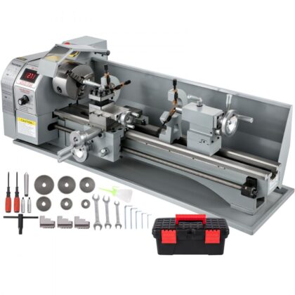 VEVOR 1100 W stolni tokarski stroj 220 x 750 mm