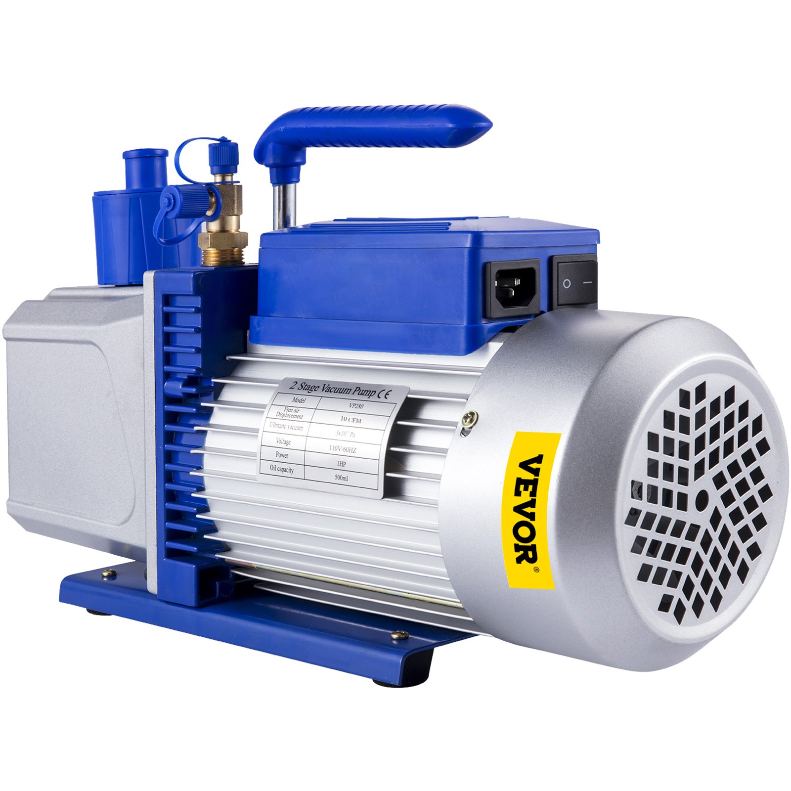 VEVOR dvostupanjska vakuumska pumpa 283 l/min 746 W - Slika 12