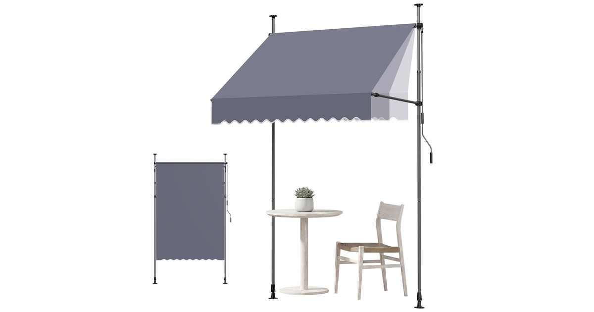 Tenda za balkon ili terasu: kada se isplati ručno sjenilo?