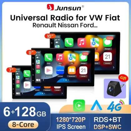 Junsun univerzalni Android autoradio 7/9/10″ CarPlay