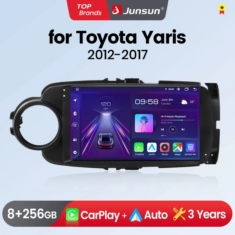 Junsun multimedija za Toyota Yaris 2012–2017