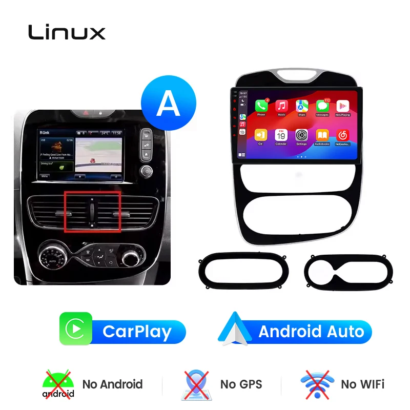 Junsun 2 DIN auto radio za Renault Clio 4