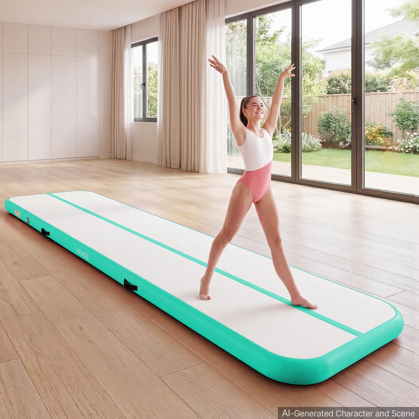 VEVOR napuhujuća gimnastička podloga 400 x 100 x 10 cm - Slika 8