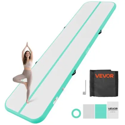 VEVOR napuhujuća gimnastička podloga 400 x 100 x 10 cm