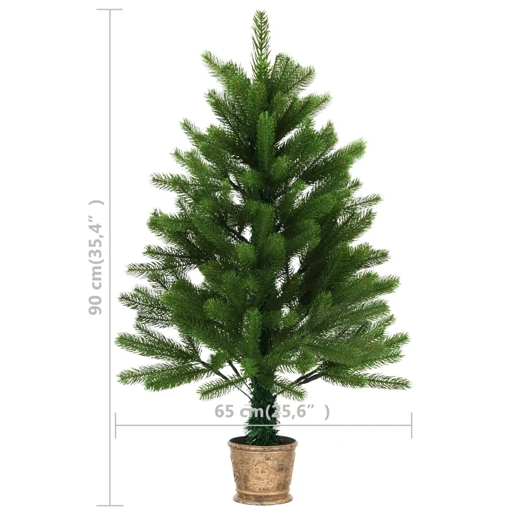 Umjetno božićno drvce 90 cm s košarom - Slika 7