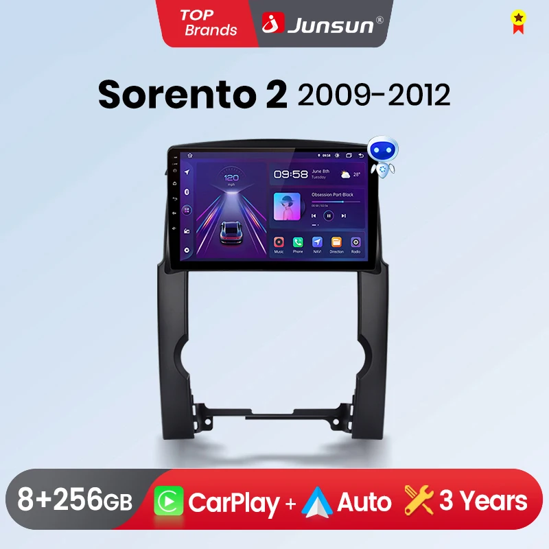 Junsun V1 Android radio za Kia Sorento 2 XM 2009–2012