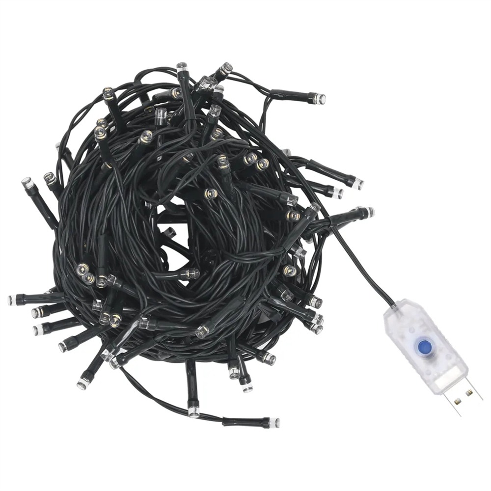 Umjetno božićno drvce 90 cm s 150 toplih LED lampica - Slika 16