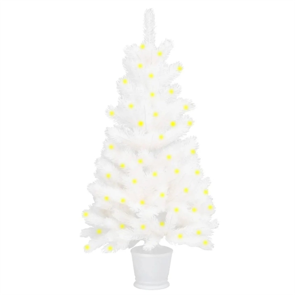 Umjetno božićno drvce 90 cm s 150 toplih LED lampica - Slika 10