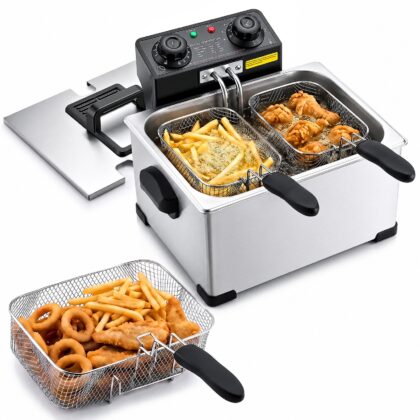 VEVOR električna friteza IEF-5L, 2500 W, 5,2 L