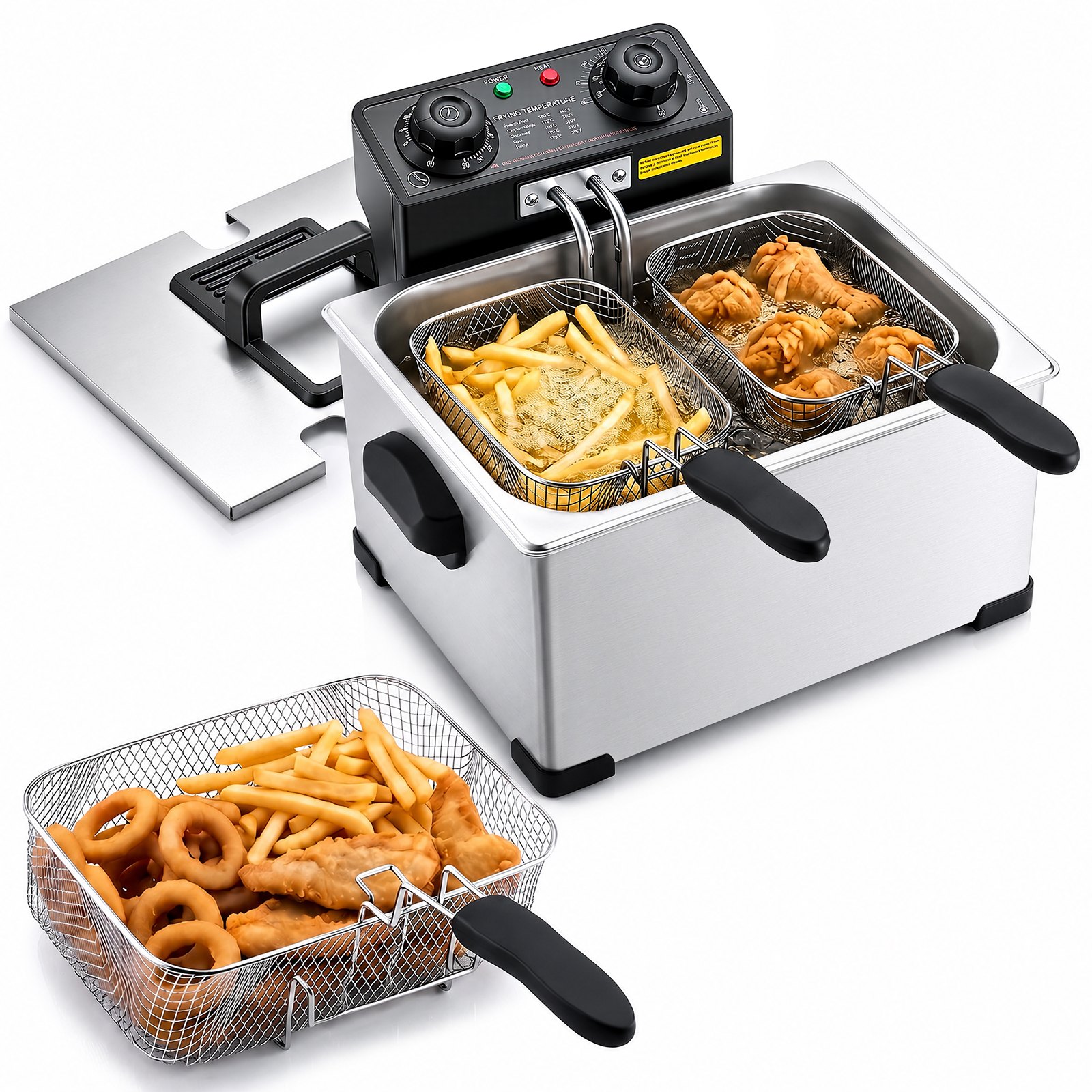 VEVOR električna friteza IEF-5L, 2500 W, 5,2 L