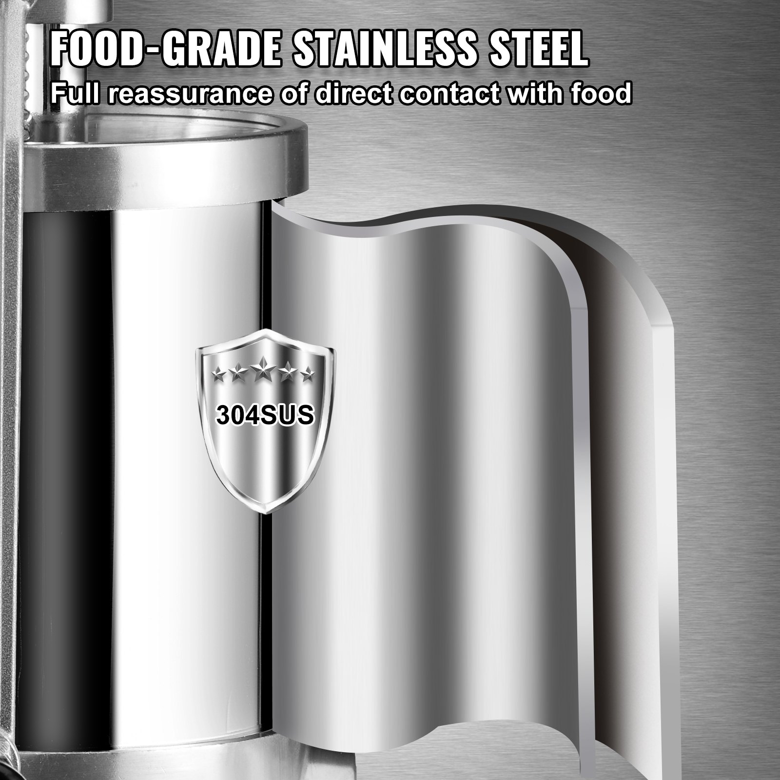 VEVOR punilica za kobasice ES-1.5L, 1,5 L - Slika 3